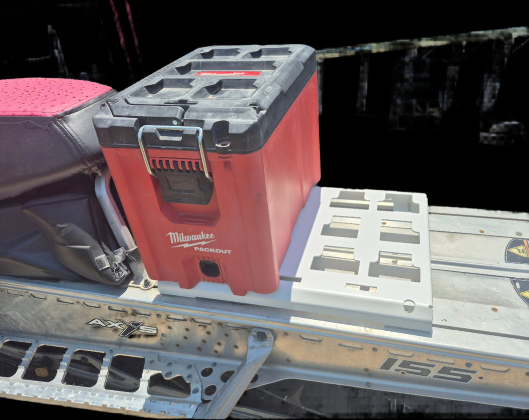 Aluminum Mount for Milwaukee Packout Boxes Dual Size