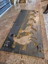 Load image into Gallery viewer, Rustic Corten Quail Family Wall Art.
